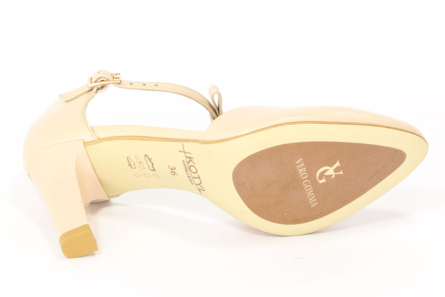 Czółenka Kotyl 889 Beż Lico 