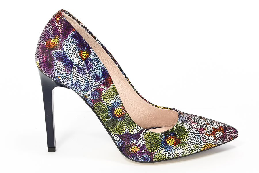 Czółenka Bravo Moda 1254/02 Kwiaty