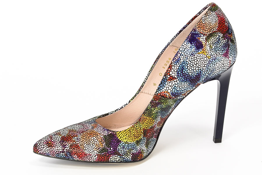 Czółenka Bravo Moda 1254/02 Kwiaty