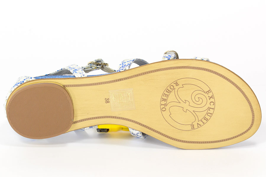 Sandały Exclusive Roberto 501 Dante biały