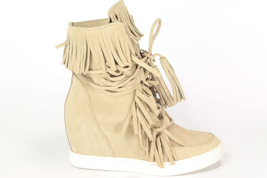Sneakersy Exclusive Roberto 506 Beż welur