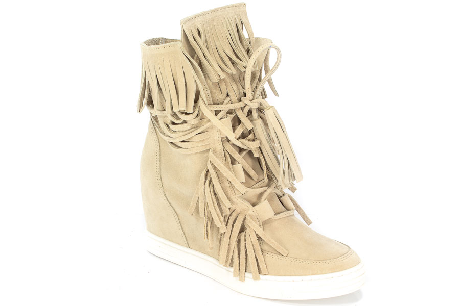 Sneakersy Exclusive Roberto 506 Beż welur