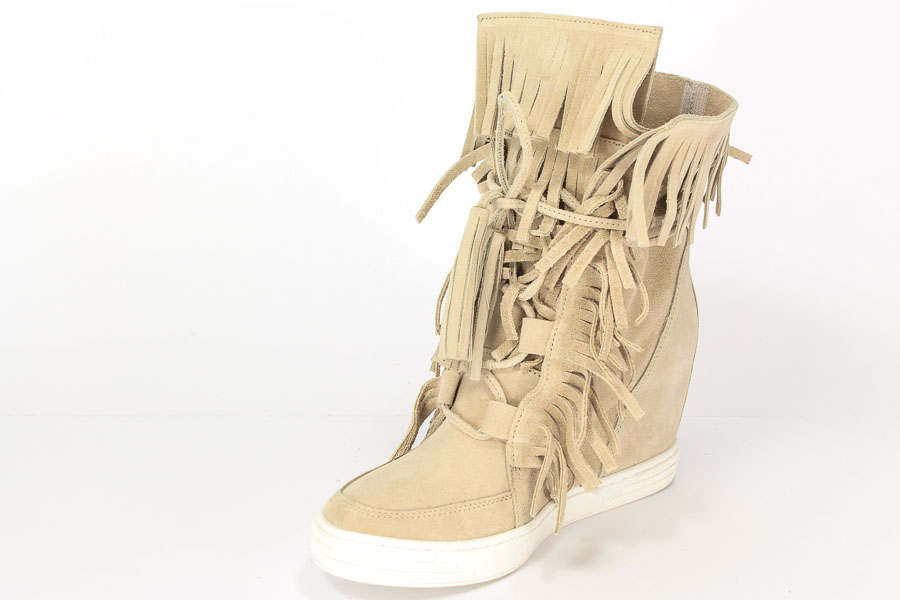 Sneakersy Exclusive Roberto 506 Beż welur