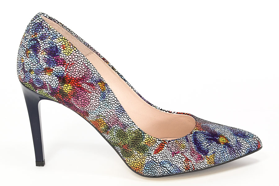 Czółenka Bravo Moda 1373 Kwiaty