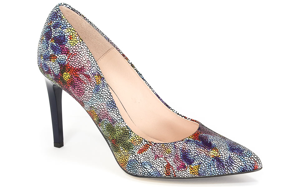 Czółenka Bravo Moda 1373 Kwiaty