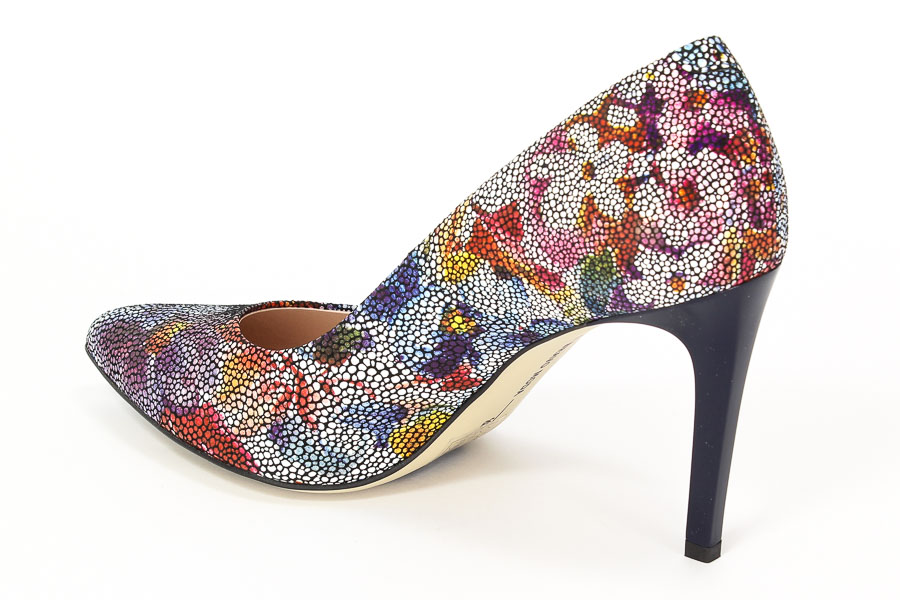 Czółenka Bravo Moda 1373 Kwiaty