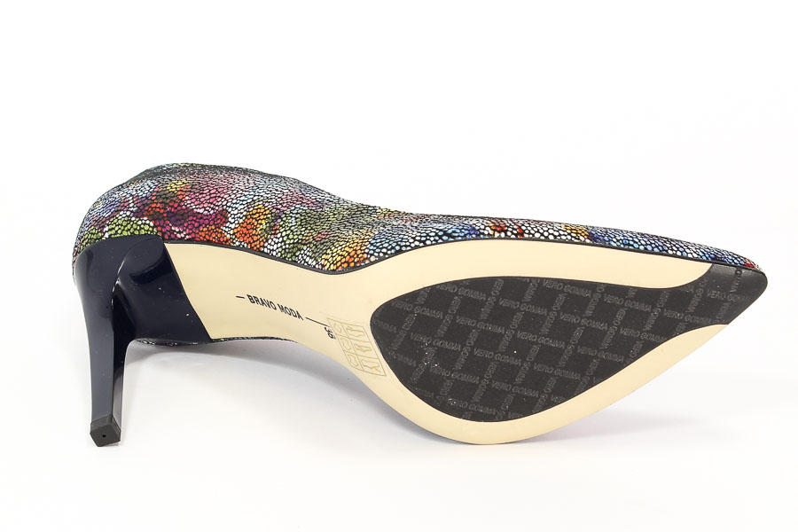 Czółenka Bravo Moda 1373 Kwiaty