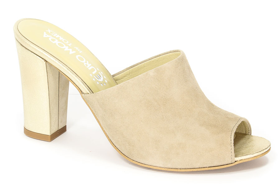 Klapki Tomex 1591/19 złoty