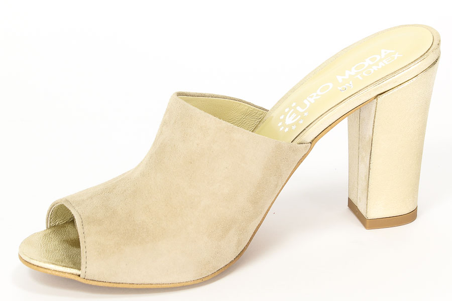 Klapki Tomex 1591/19 złoty