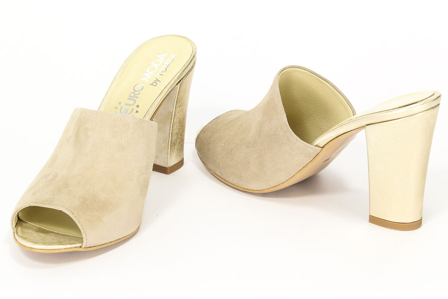 Klapki Tomex 1591/19 złoty