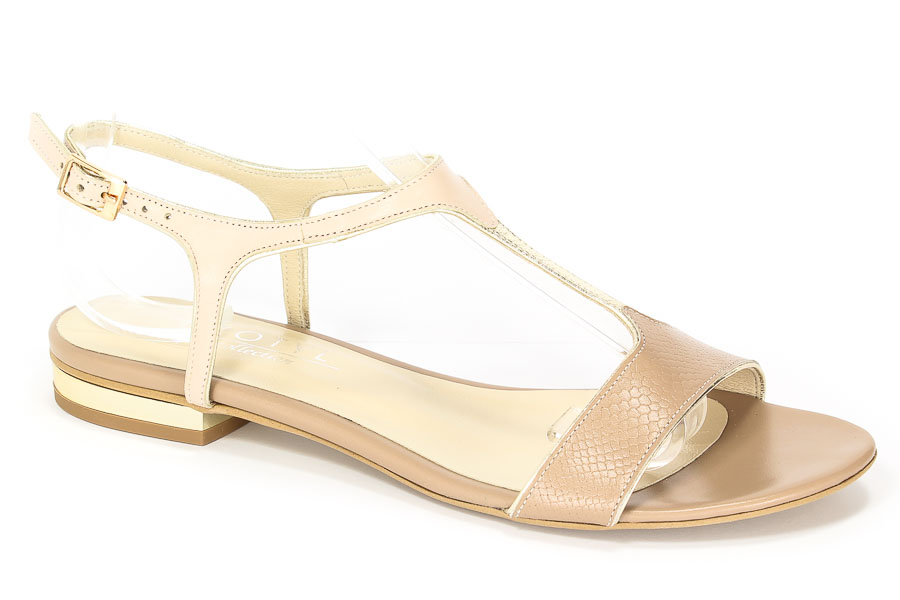 Sandały Kotyl 031 Beż+ Bez