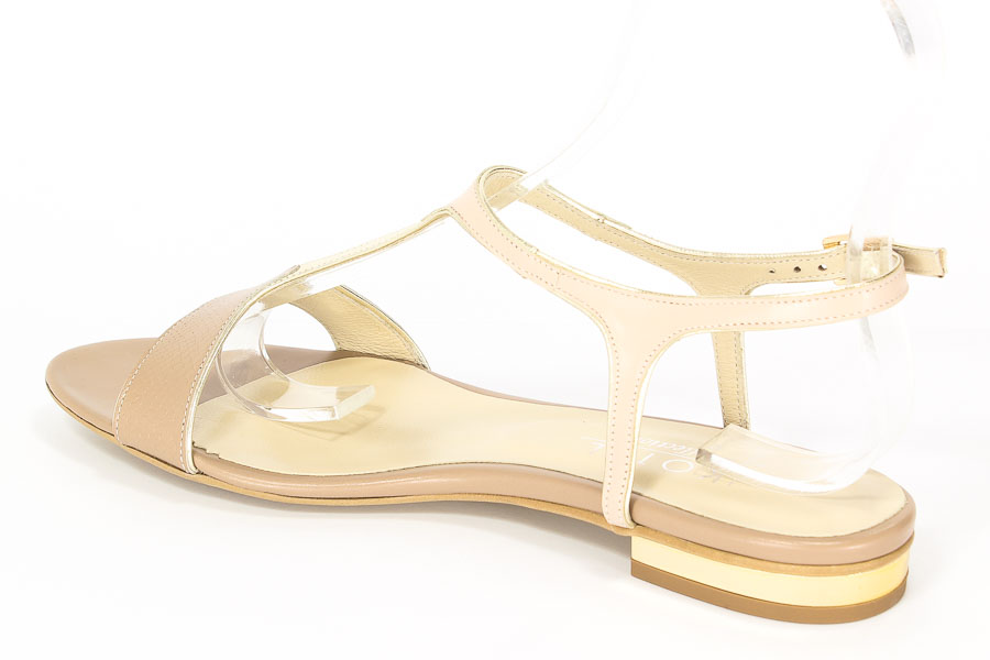 Sandały Kotyl 031 Beż+ Bez