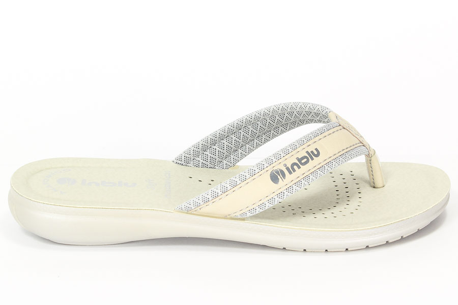 Klapki Inblu SL-25 Srebrny