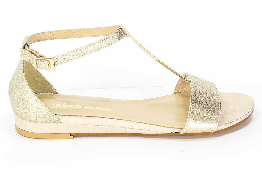 Sandały Mr.Tops 2242 Gold/Skóra C.Antyk
