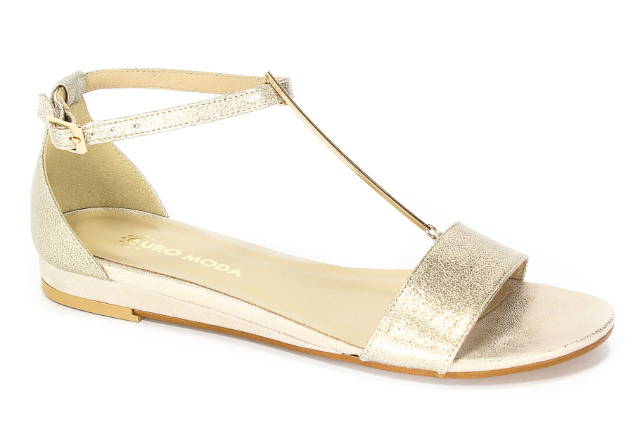 Sandały Mr.Tops 2242 Gold/Skóra C.Antyk
