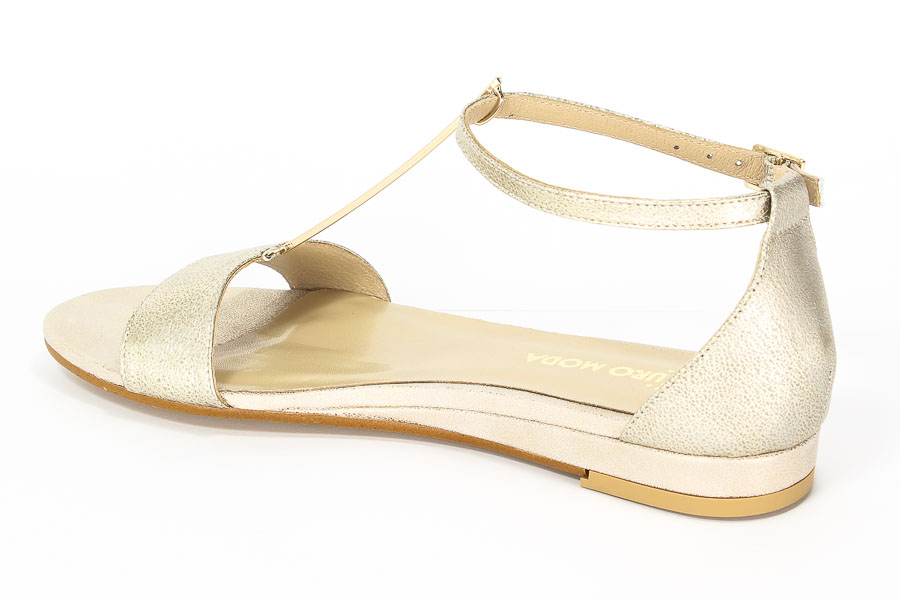 Sandały Mr.Tops 2242 Gold/Skóra C.Antyk