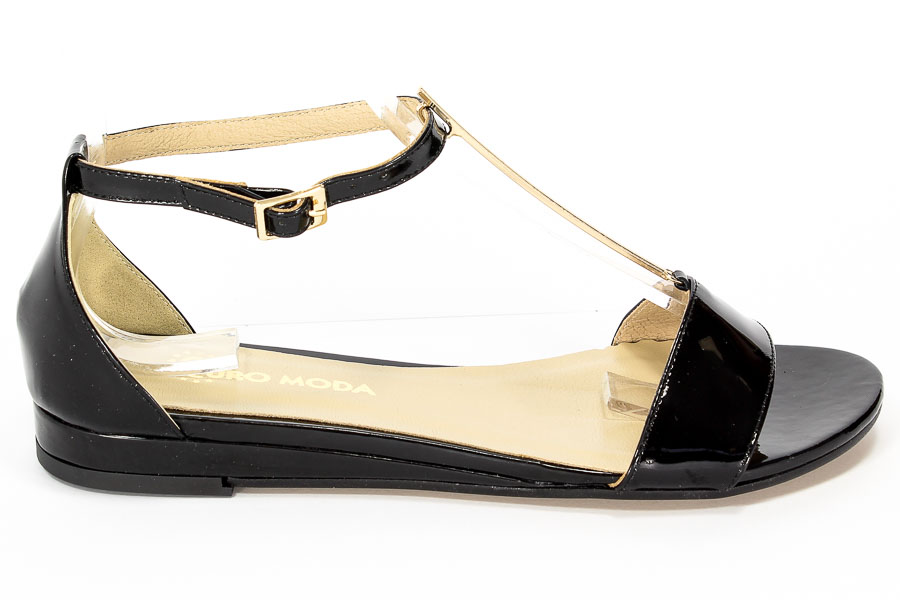 Sandały Mr.Tops 2242 Nero/Gold Sk.Vern