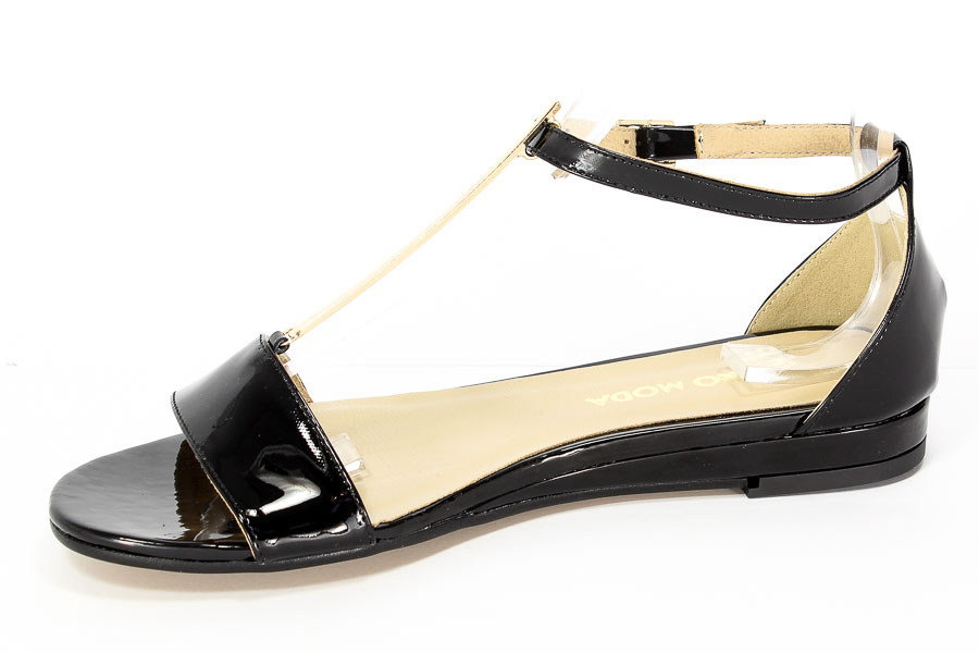 Sandały Mr.Tops 2242 Nero/Gold Sk.Vern