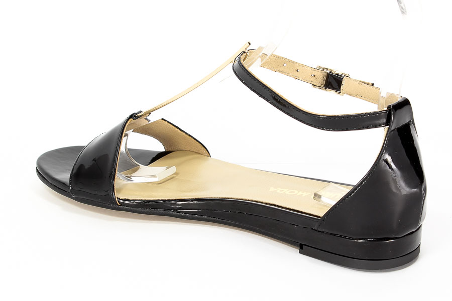 Sandały Mr.Tops 2242 Nero/Gold Sk.Vern