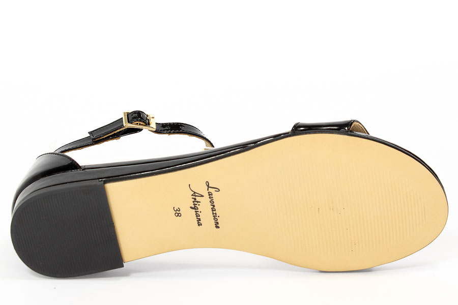 Sandały Mr.Tops 2242 Nero/Gold Sk.Vern