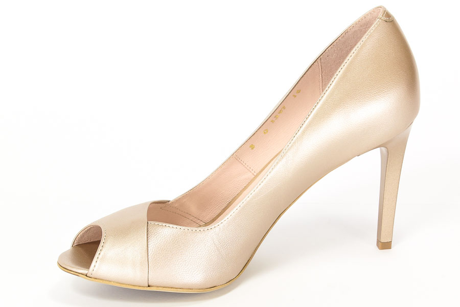 Czółenka Bravo Moda 1397 Taupe perła 