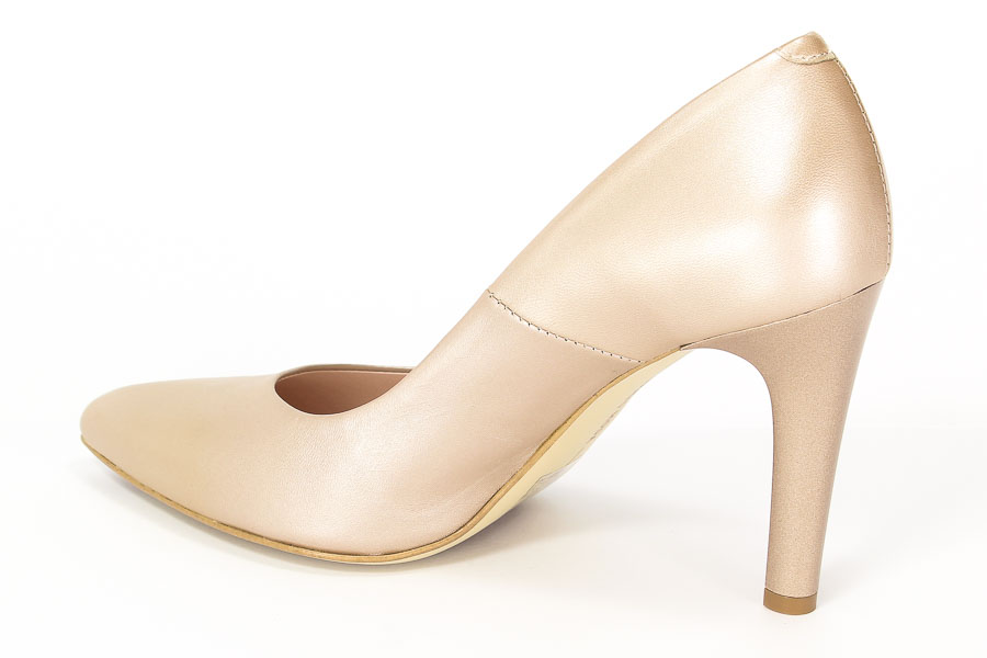 Bravo Moda Czółenka 1365 Taupe perła