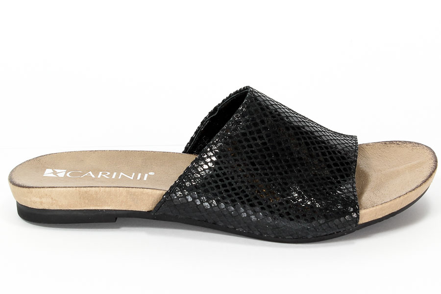 Klapki Carinii B3269/NS-E59 Very Black