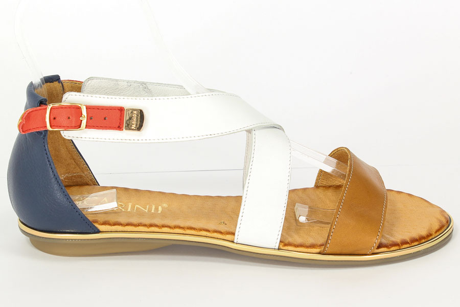 Sandały Carinii B2633-859-967-B17-977 Classic Buk/Nappa/Rustic