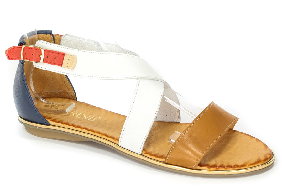 Sandały Carinii B2633-859-967-B17-977 Classic Buk/Nappa/Rustic