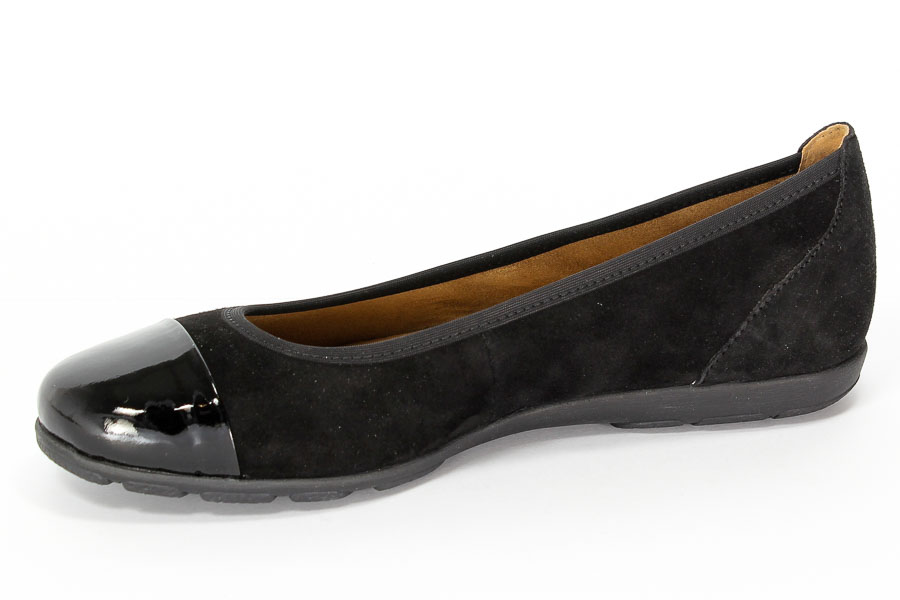 Baleriny Caprice 9-22102-27 028 Blk sub/blk pat