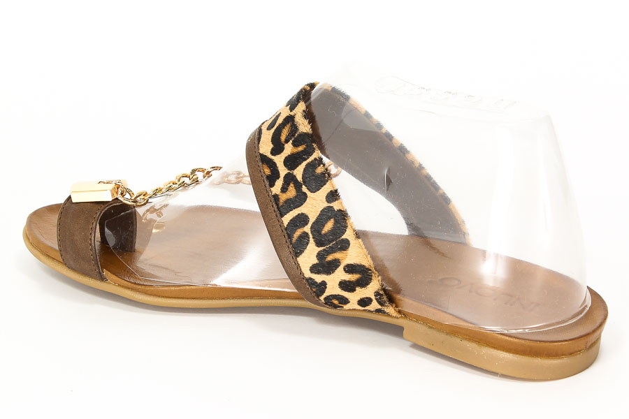 Klapki Inuovo 5258 Casablanca D.Brown-leopard