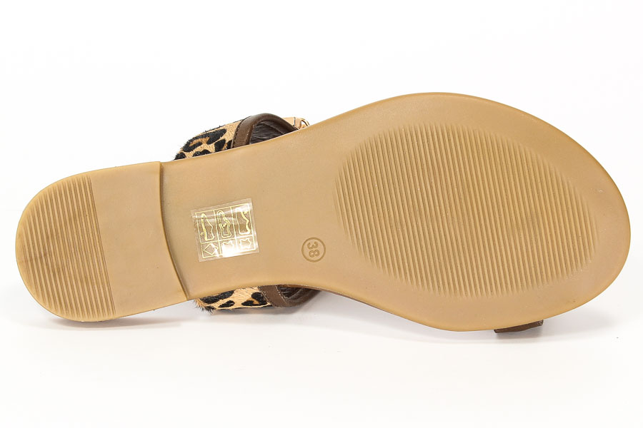 Klapki Inuovo 5258 Casablanca D.Brown-leopard
