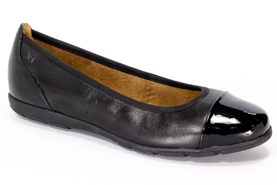 Baleriny Caprice 9-22102-27 029 Blk NA/Blk PAT