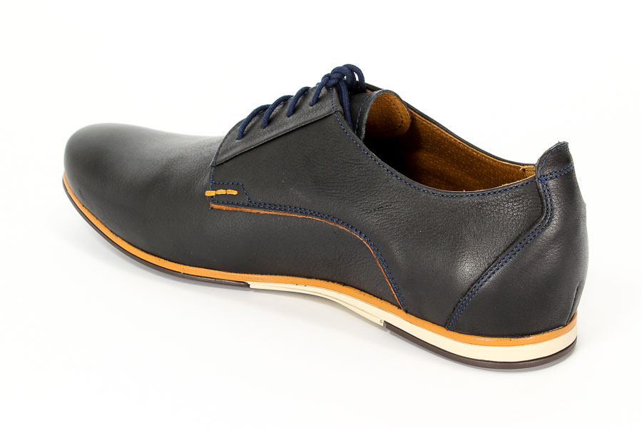 Półbuty Nikopol 1560 Czarny lico groch