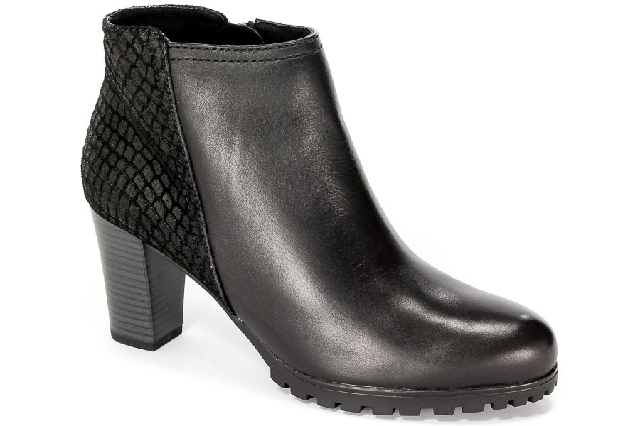 Caprice Botki 9-25401-27 006 Blk/Blk Rept.