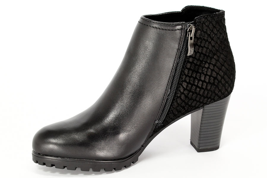 Caprice Botki 9-25401-27 006 Blk/Blk Rept.