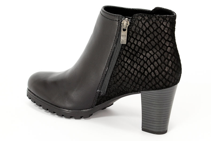 Caprice Botki 9-25401-27 006 Blk/Blk Rept.
