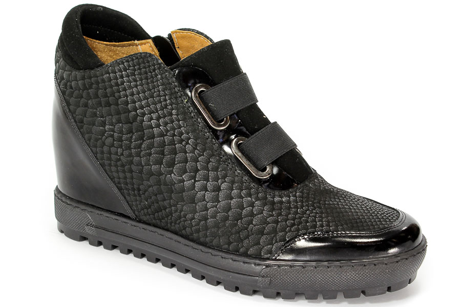 Sneakersy Eksbut 66-4297-B57/121/136 Czarny Lic