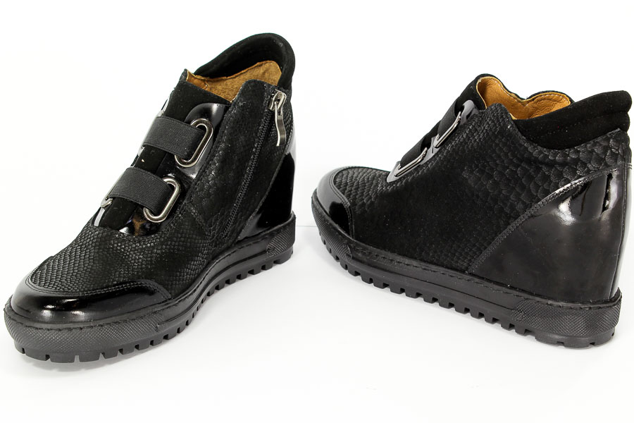 Sneakersy Eksbut 66-4297-B57/121/136 Czarny Lic