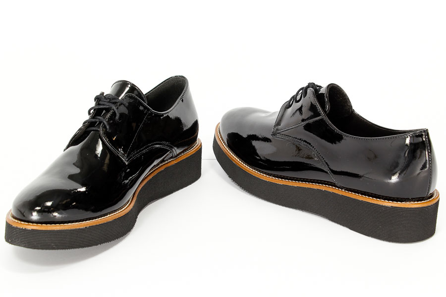 Półbuty Mr.Tops 23005 Nero Skóra Vern