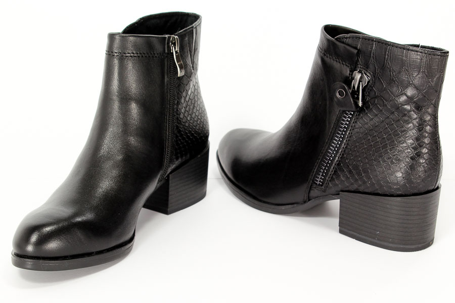 Trzewikii Marco Tozzi 2-25371-27 096 Black Ant.Comb