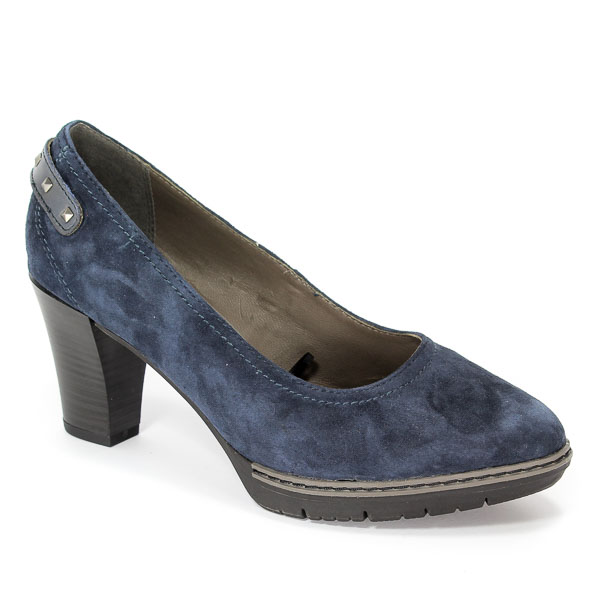 Czółenka Jana 8-22403-27 806 Navy Suede