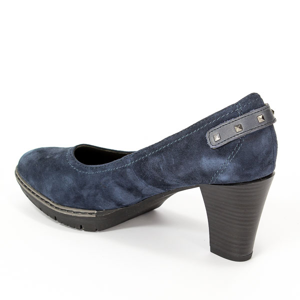 Czółenka Jana 8-22403-27 806 Navy Suede