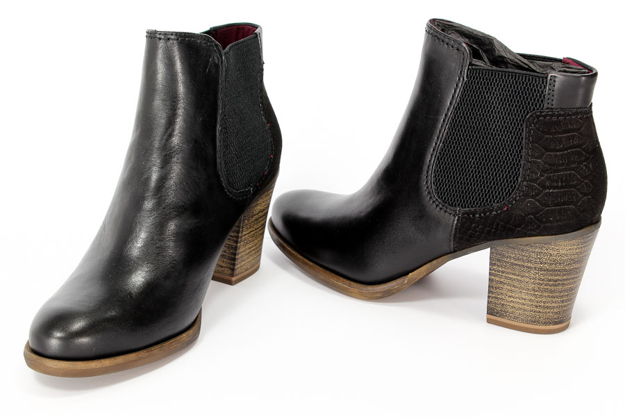 Botki Tamaris 1-25326-27 001 Black