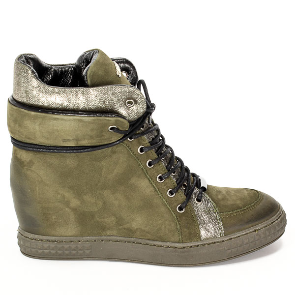 Sneakersy Carinii B3733/N-L43-000-PSK-B88 Zielony 