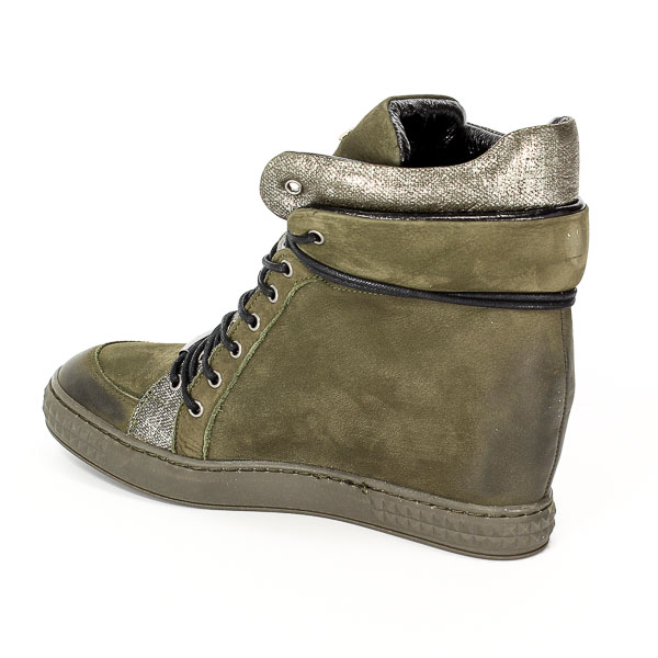 Sneakersy Carinii B3733/N-L43-000-PSK-B88 Zielony 