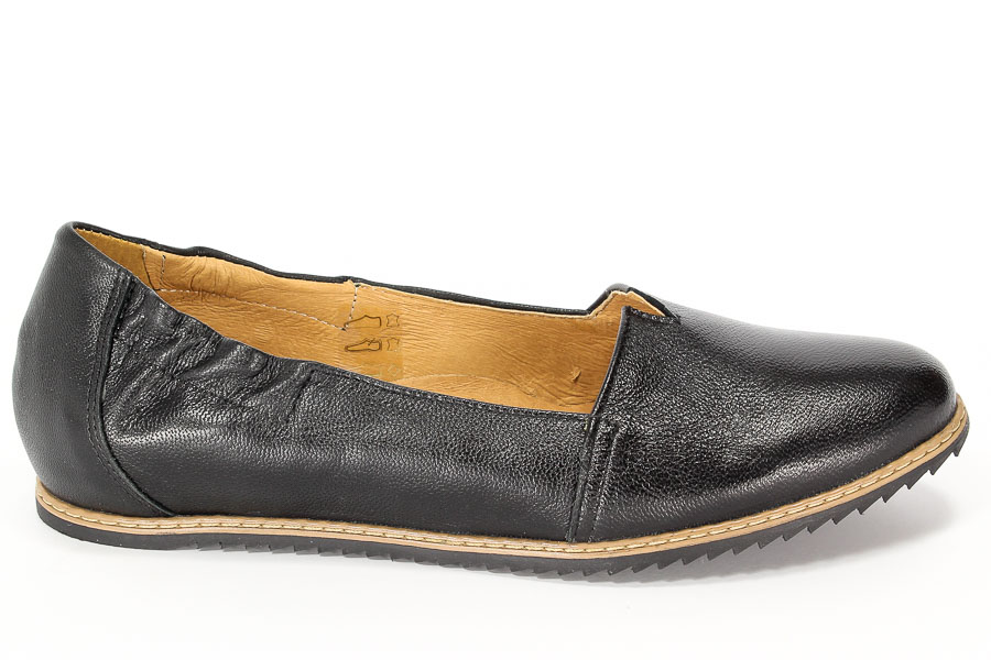 Baleriny Eksbut 25-3876-155-1 Czarny lic