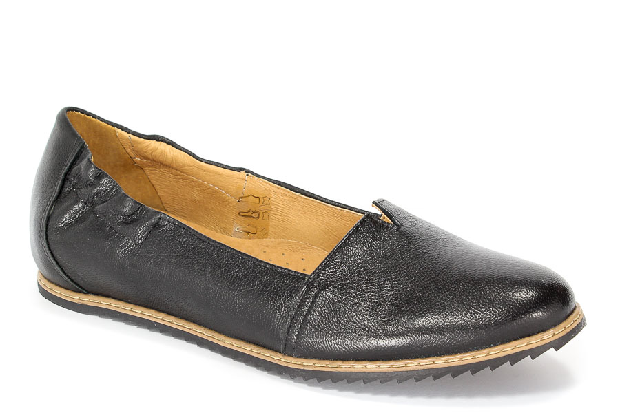Baleriny Eksbut 25-3876-155-1 Czarny lic