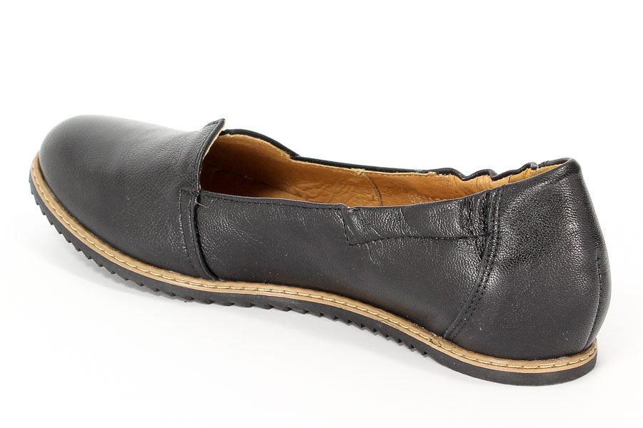 Baleriny Eksbut 25-3876-155-1 Czarny lic