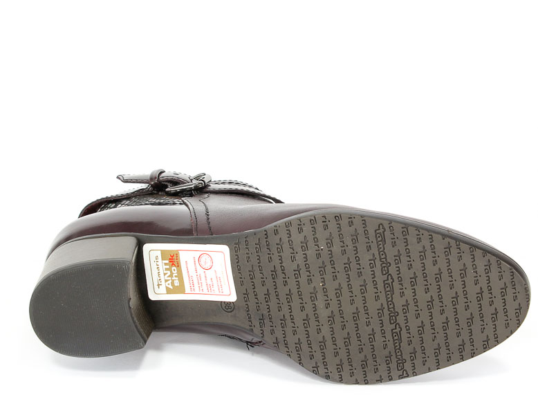Botki Tamaris 1-25329-27 Bordeaux Comb 